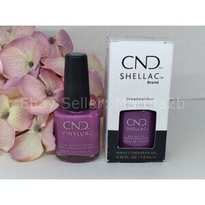 2pc CND Shellac Gel Polish Dreamcatcher & Vinylux Nail Polish Wild Earth NEW